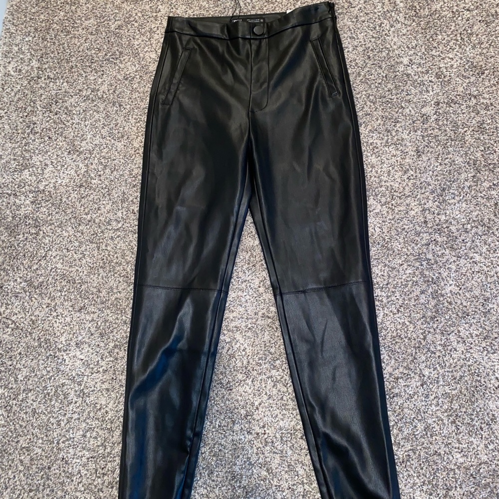 Zara Leather Pants